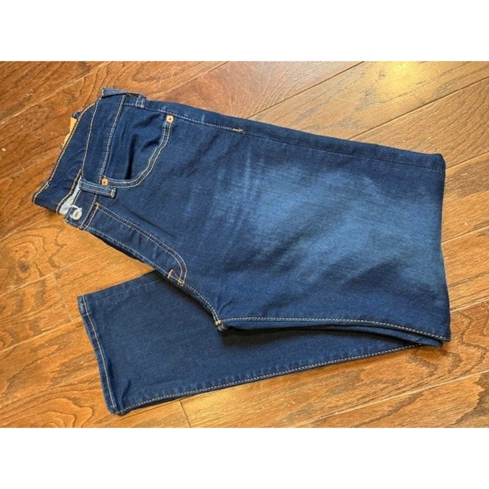 Levi's 501 Straight Leg Jeans Mens W31 L32 Dark Wash Classic Denim Pants‎